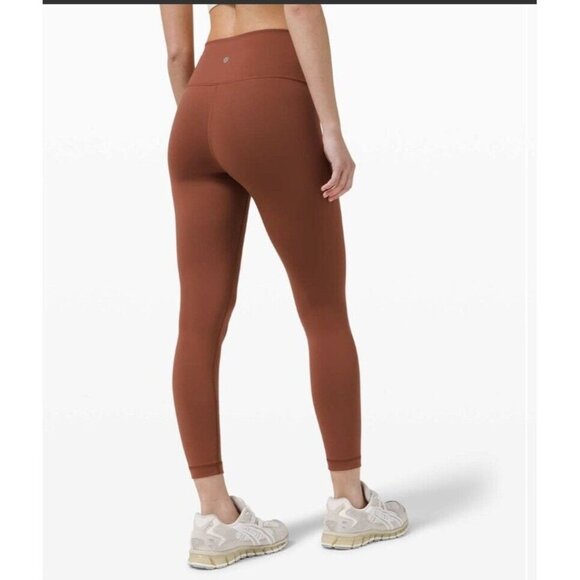 LULULEMON Wunder Train High-Rise Tight 25" Plus Size Dark Terracotta 20 NWT - Picture 4 of 6